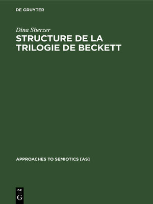 cover image of Structure de la trilogie de Beckett